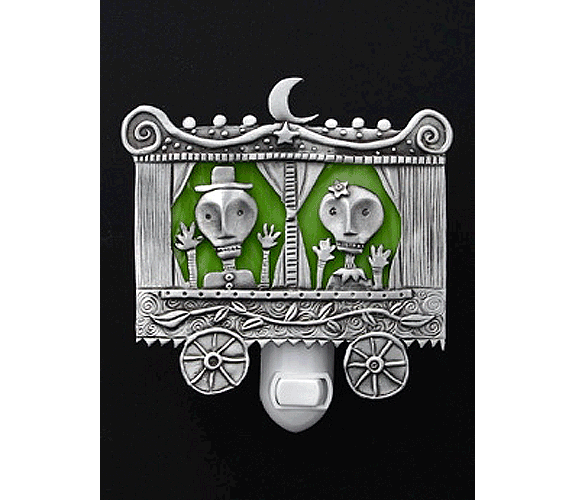 Leandra Drumm - Skeleton Caravan Night Light